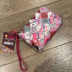 Nahui Ollin bubblegum Wristlet